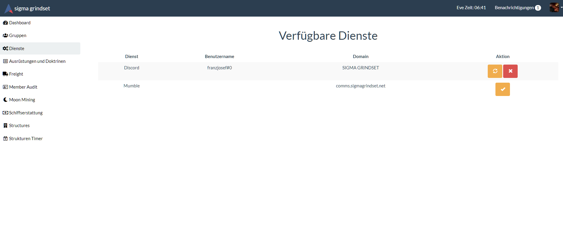 Auth Dienste