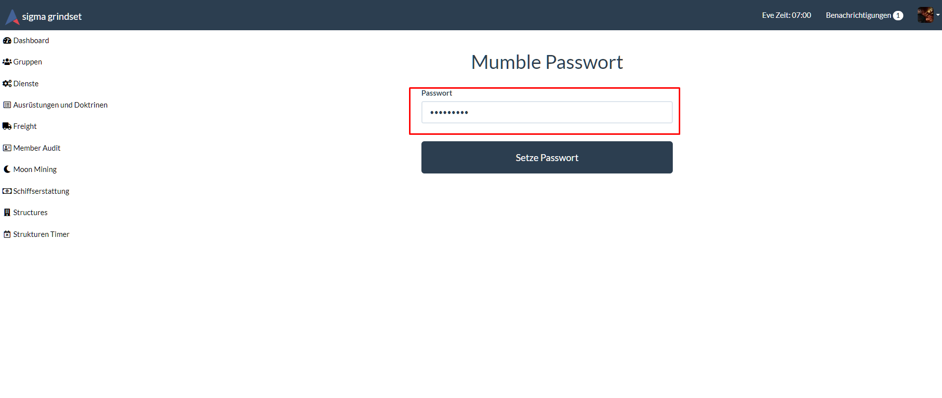 Mumble Password